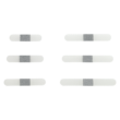 B/S Bandă cu magnet pentru corectarea unghiilor încarnate, mărime 18, 10buc/pachet