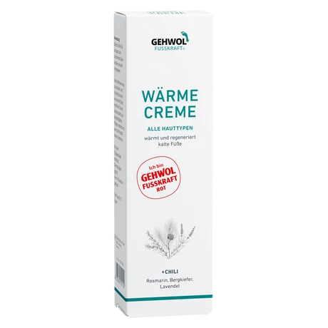 GEHWOL FUSSKRAFT® Cremă cu efect de încălzire pentru picioare reci, piele uscată și aspră, 75 ml