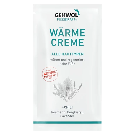 Mostră GEHWOL FUSSKRAFT® cremă cu efect de încălzire pentru picioare reci și piele uscată și aspră, 5 ml