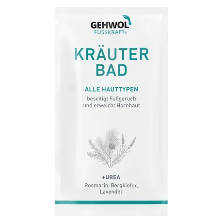 Mostră Sare de baie cu uree și plante medicinale GEHWOL FUSSKRAFT®, 15g