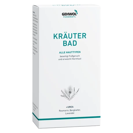 Sare de baie cu uree și plante medicinale pentru picioare GEHWOL FUSSKRAFT®, 400 g