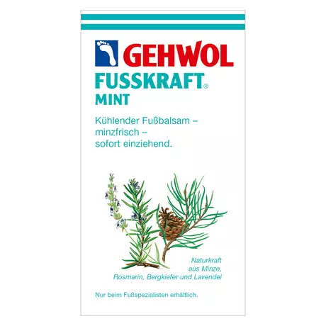 Mostră GEHWOL FUSSKRAFT® MINT balsam cu efect răcoritor de mentă, 5 ml