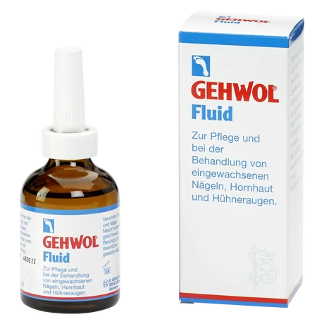 Soluție pentru unghii încarnate, calusuri și bătături GEHWOL Fluid, 50 ml