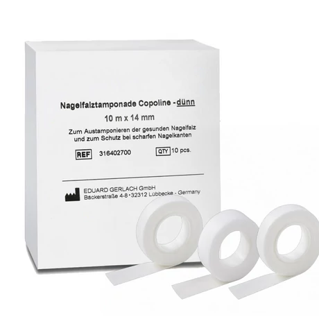 Copolin/bandă de tamponare subțire 1,4 cm x 10 m - 10 buc 