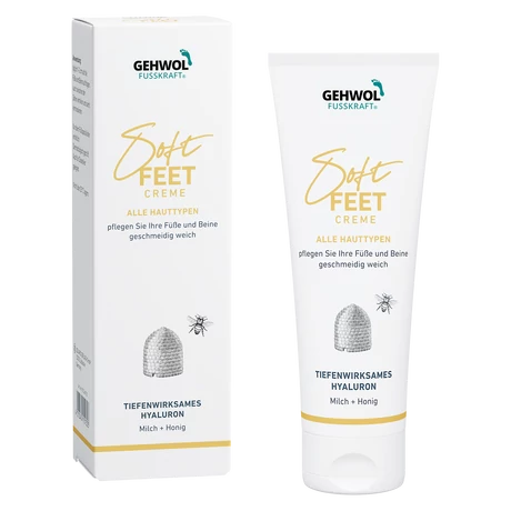 Cremă cu lapte și miere GEHWOL FUSSKRAFT® Soft Feet, 125 ml