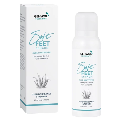 Spumă hidratantă cu aloe vera GEHWOL FUSSKRAFT® Soft Feet, 125 ml