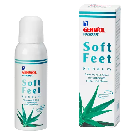 Spumă hidratantă cu aloe vera GEHWOL FUSSKRAFT® soft feet, 125 ml