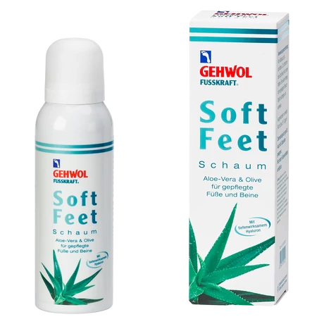 Spumă hidratantă cu aloe vera GEHWOL FUSSKRAFT® Soft Feet, 125 ml