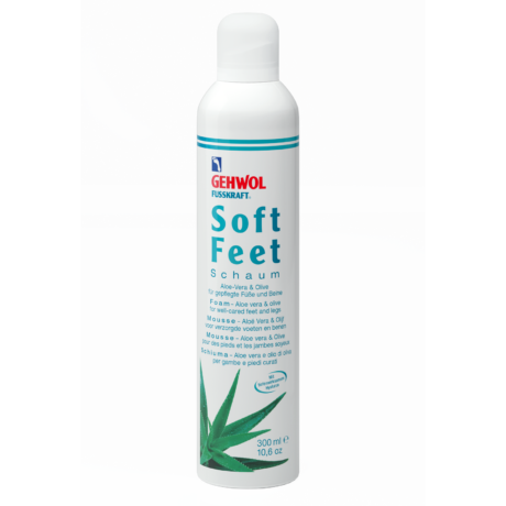Spumă hidratantă cu aloe vera GEHWOL FUSSKRAFT® soft feet, 300 ml