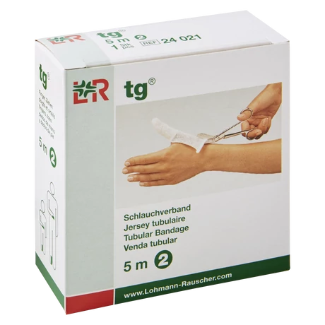 Bandaj tubular tg® Lohmann &amp; Rauscher, mărimea 2, 2,3 cm x 5 m