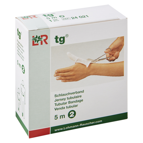 Bandaj tubular tg® Lohmann &amp; Rauscher, mărimea 2, 2,3 cm x 5 m