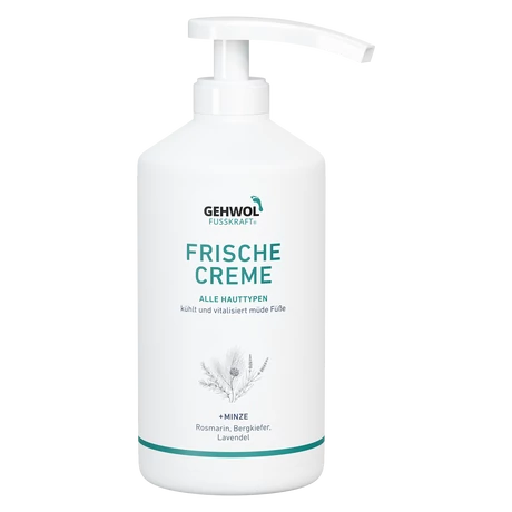 GEHWOL FUSSKRAFT® Cremă cu efect răcoritor de mentă, 500 ml