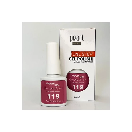 Oja semipermanenta 3 in 1 One Step Color Pearl Nails Mov 119