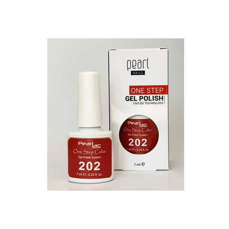 Oja semipermanenta 3 in 1 One Step Color Pearl Nails Vișiniu 202